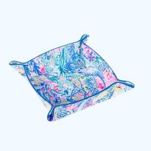 Lilly Pulitzer Leatherette Valet Tray